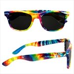 GH6294 Tie-Dye Malibu Sunglasses With Custom Imprint